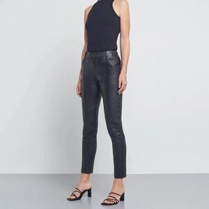 NOVO Lamb Leather Pants, Size 4